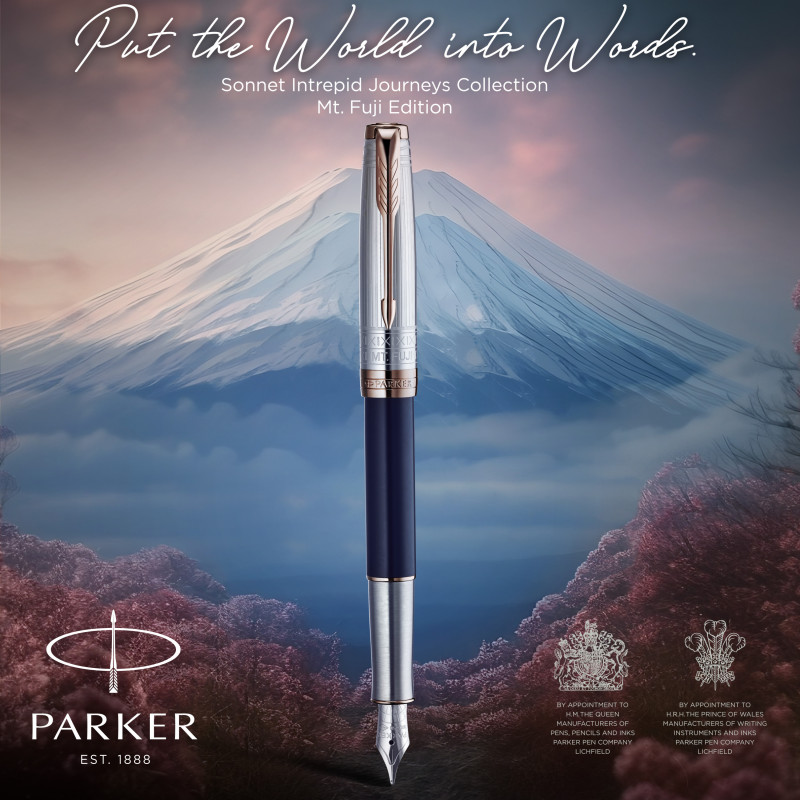 Stylo Plume Moyenne PARKER Sonnet Mont Fuji Edition Spéciale