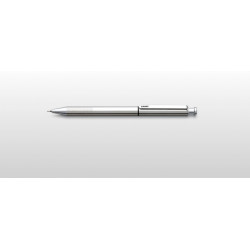 Stylo LAMY "Twin Pen st" Multi-Fonctions Acier Mat (Bille noire et mine 0,5)