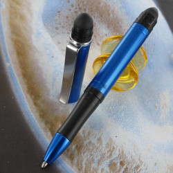 Stylo Bille Fisher Space Pen® Pocket "Tec Touch" Bleu Anodisé Tactil