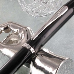 Stylo Roller Cross® Century II Précieux Laque Noire & Rhodium