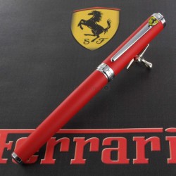 DUO FERRARI : Stylo Bille Ferrari® & Etui Cuir Noir oberthur®