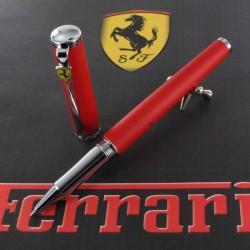 DUO FERRARI : Stylo Bille Ferrari® & Etui Cuir Noir oberthur®