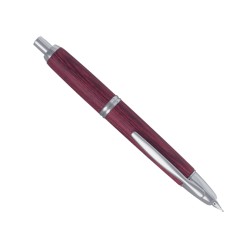 Stylo Plume Pilot® Capless Bois de bouleau Rouge Rhodié, plume moyenne