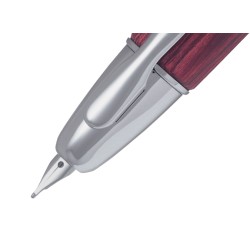 Stylo Plume Pilot® Capless Bois de bouleau Rouge Rhodié, plume moyenne