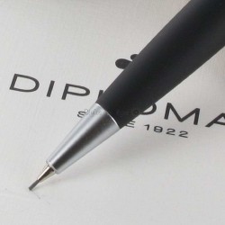 Stylo Portemine 0,7 mm Diplomat® Excellence A Lapis Noir Mat Chrome