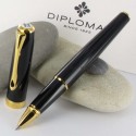 Stylo Roller Diplomat® Excellence A Laqué Noir Doré