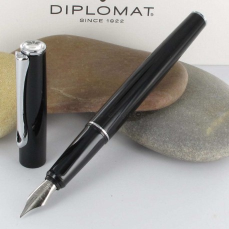 Stylo Plume Diplomat® Esteem Noir Laqué