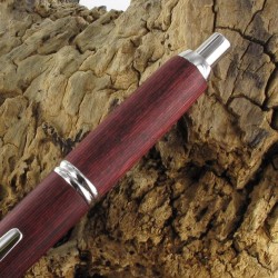 Stylo Plume Pilot® Capless Bois de bouleau Rouge Rhodié, plume moyenne