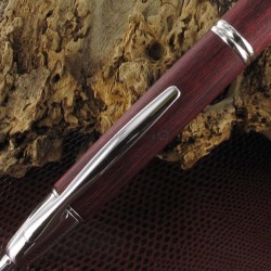 Stylo Plume Pilot® Capless Bois de bouleau Rouge Rhodié, plume moyenne