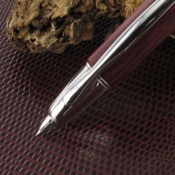 Stylo Plume Pilot® Capless Bois de bouleau Rouge Rhodié, plume moyenne