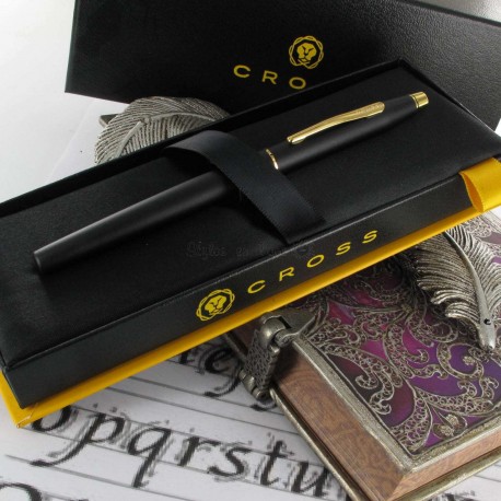 Stylo Plume CROSS Century - Finition Chromée - Plume Fine (fine) - Occasion - État à Vérifier