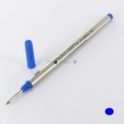 Lot de 12 Recharges Rollers Bleues Moyennes pour stylos MB Monteverdé® générique