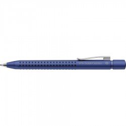 Coffret stylos Plume + Bille Faber Castell® GRIP Bleu Mat