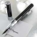 Stylo Roller ST Dupont® D-Initial Noir Brillant