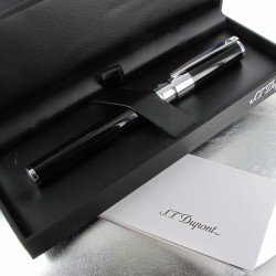 Stylo Plume ST Dupont® D-Initial Noir Brillant