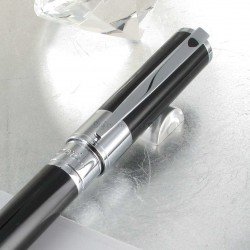 Stylo Plume ST Dupont® D-Initial Noir Brillant