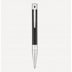 stylo bille S.T. Dupont D-Initial noir brillant – vue face