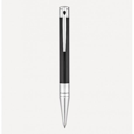 stylo bille S.T. Dupont D-Initial noir brillant – vue face