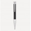 stylo bille S.T. Dupont D-Initial noir brillant – vue face