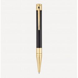 Stylo Bille ST Dupont® D-Initial Noir Doré