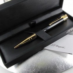 Stylo Bille ST Dupont® D-Initial Noir Doré