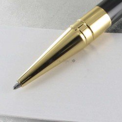 Stylo Bille ST Dupont® D-Initial Noir Doré