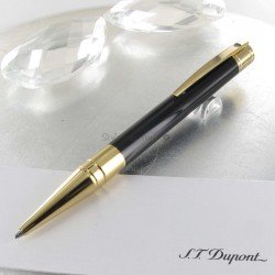 Stylo Bille ST Dupont® D-Initial Noir Doré