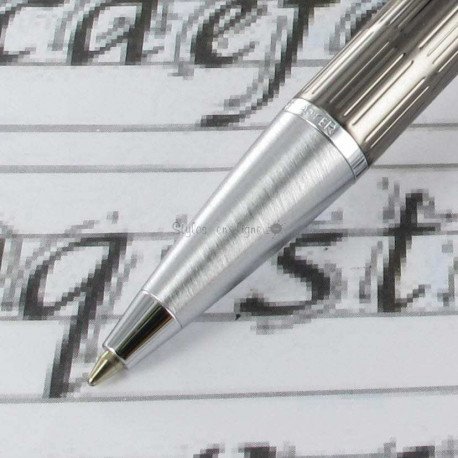 Stylo Roller Feutre En Acier Ciselé Jinhao - Argenté - Neuf Sans Emballage
