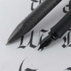 Coffret stylos Plume + Bille Faber Castell® GRIP Anthracite