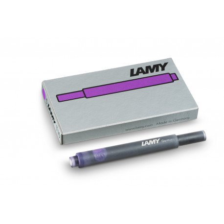 CARTOUCHE D'ENCRE VIOLETTE LAMY (T 10) Boite de 5. CARTOUCHE D'ENCRE VIOLETTE LAMY (T 10) Boite de 5.