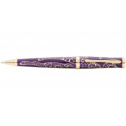 Stylo Bille Cross® Sauvage "Année du Buffle" Laqué Prune & Or 23 cts