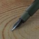Stylo Plume Moyenne Faber Castell® "NEO" Acier Vert Mat
