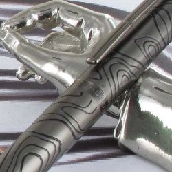 Stylo Roller Oberthur® Himalaya Gun Noir