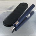 Stylo Plume Fine LAMY® DIALOG CC Laque Bleue + Etui cuir offert