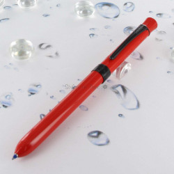 Stylo Multifonctions Scrikss® Trio Rouge Mat 3 fonctions