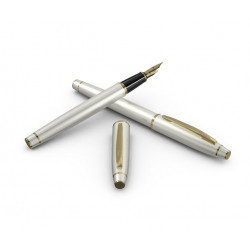 Stylo Plume Scrikss® Noble Pearl et Or