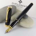 Stylo Plume Diplomat® Excellence A Laqué Noir Doré