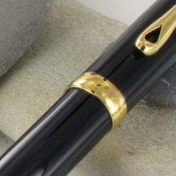 Stylo Plume Diplomat® Excellence A Laqué Noir Doré