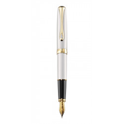 Stylo Plume Moyenne Diplomat® Excellence A2 Laqué Pearl Doré