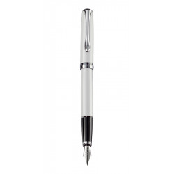 Stylo Plume Moyenne Diplomat® Excellence A2 Laqué Pearl Chrome
