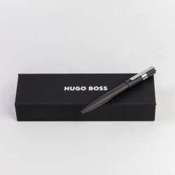 Stylo Bille Hugo Boss® Gear® Pinstripe Noir Chrome
