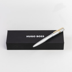 Stylo Bille Hugo Boss® Gear® Pinstripe Chromé Doré