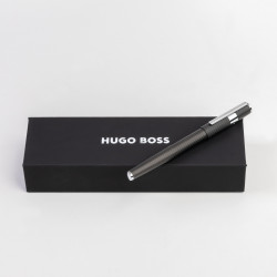 Stylo Roller Hugo Boss® Gear® Pinstripe Noir Chrome