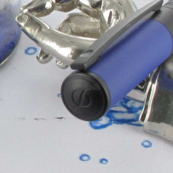Stylo Roller ST Dupont® D-Initial Bleu Océan Mat