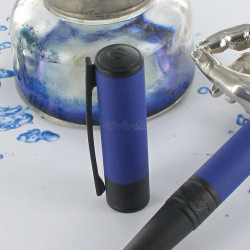 Stylo Roller ST Dupont® D-Initial Bleu Océan Mat