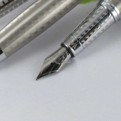Parure 3 Stylos Plume, Bille & Roller Inoxcrom® Arc Laqué Inox Mava