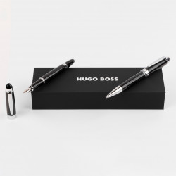Parure Stylos Plume & Bille Hugo Boss® Icon® Noir