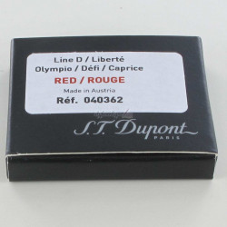 Cartouches Rouges boite de 6 ST Dupont®