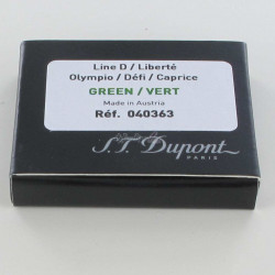 Cartouches Vertes boite de 6 ST Dupont®