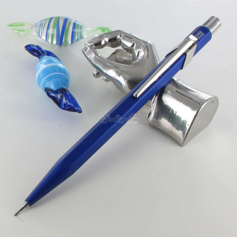 Porte-mine 0,7 mm Caran d'Ache® Mod.849 Premium Colormat-X Bleu - Qualité  supérieure et style élégant